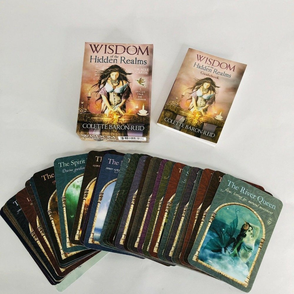 Oracle Cards Wisdom of the Hidden Realms Colette Baron Reid Card Guidebook Tarot